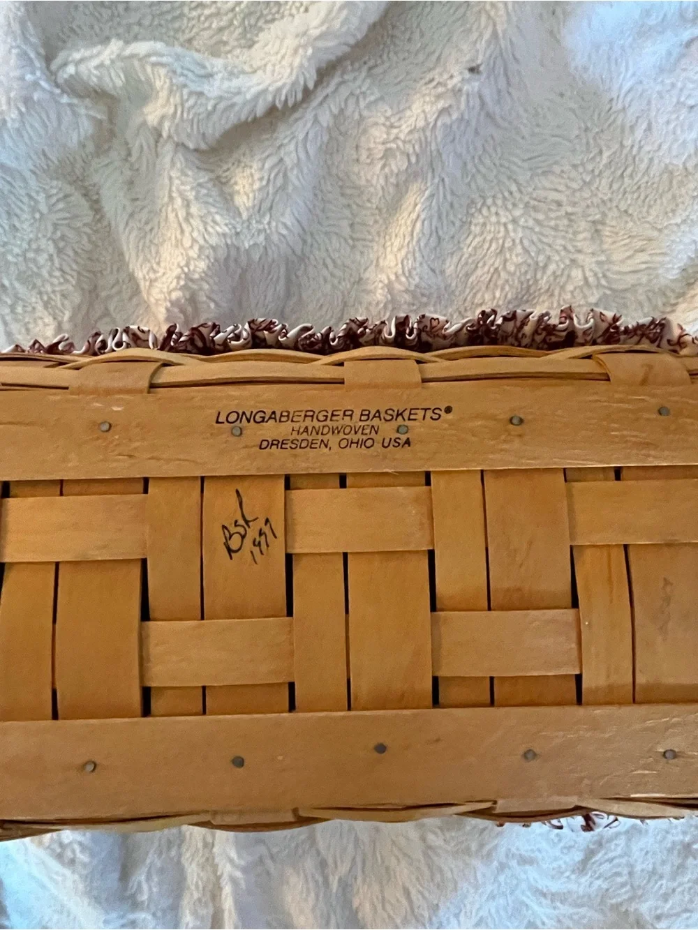 Longaberger two plastic